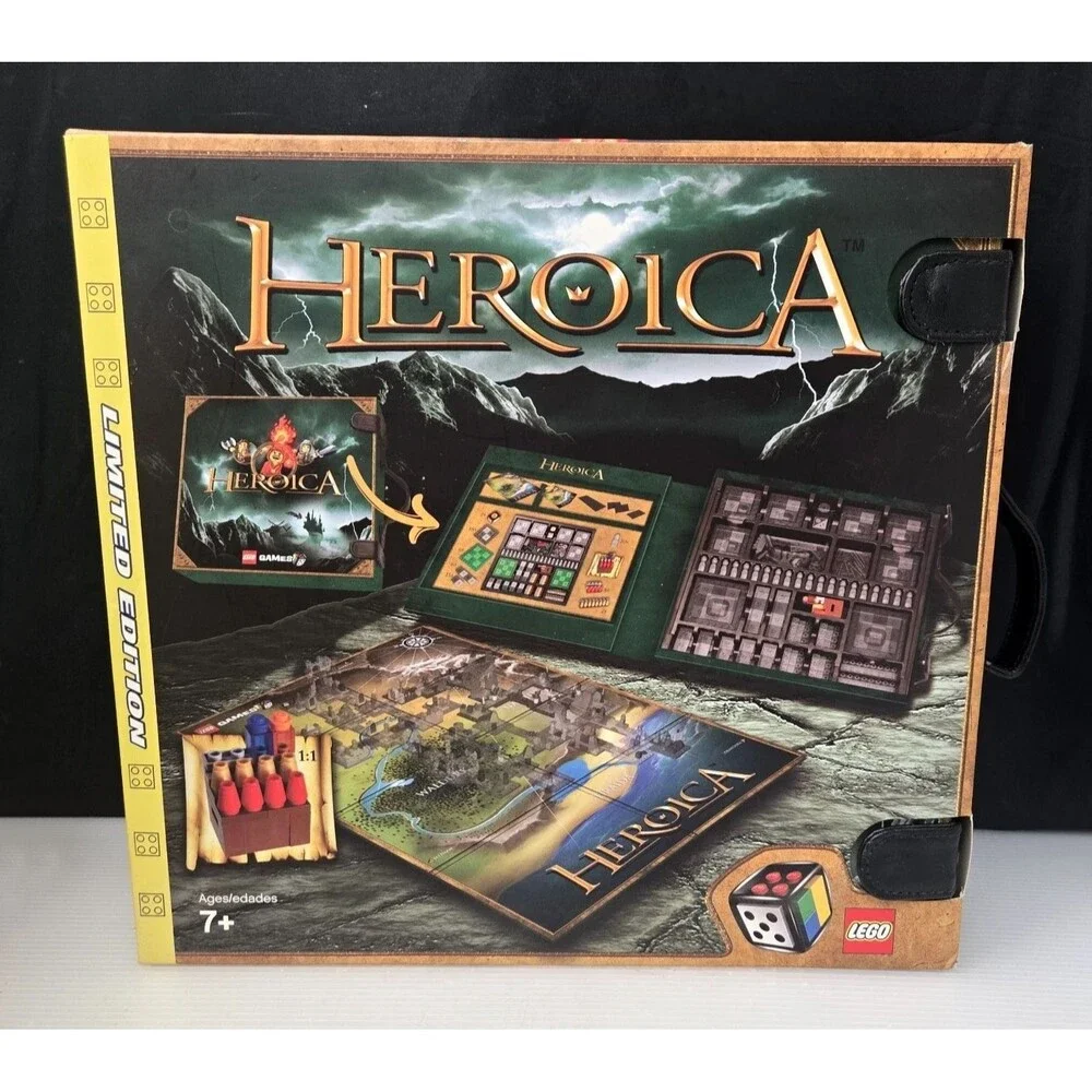LEGO Games Heroica Ltd Edition Storage Case & Playmat Set #853358 NEW Open Box